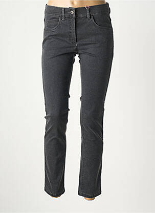 Jeans coupe slim stretch taille normale gris ZRS TIMELESS femme