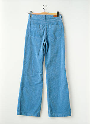 Pantalon flare stretch taille normale bleu HAPPY femme