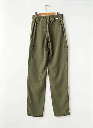 Pantalon cargo taille haute taille haute vert HAPPY femme