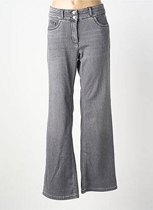 Jeans bootcut taille normale taille normale gris ZRS TIMELESS femme