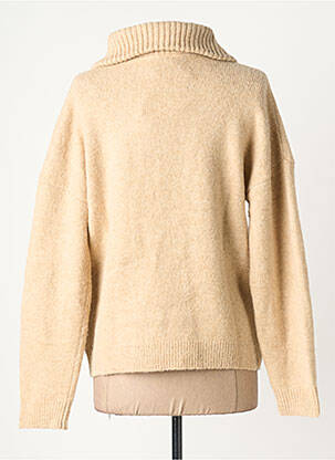 Pull coupe cintrée manches longues beige LPB femme