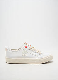 Baskets bout rond talon plat jusqu'à 3cm blanc LES P'TITES BOMBES femme