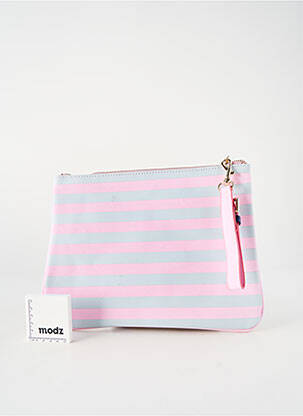 Pochette doublure rose L'AETELIER CAESARS femme
