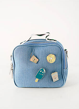Sac doublure textile forme carré bleu PAUL & JOE SISTER femme