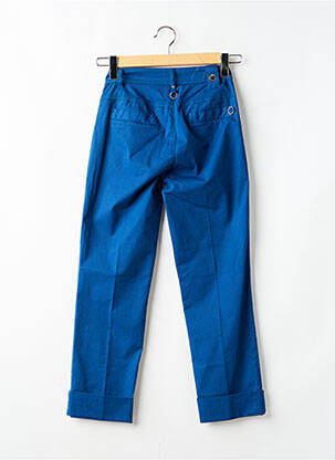 Pantalon droit poches bleu HIGH femme