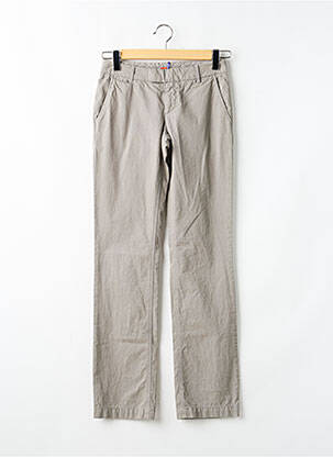 Pantalon droit coupe droite gris HUGO BOSS homme