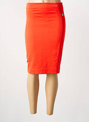 Jupe mi-longue taille élastique orange SPORTALM femme