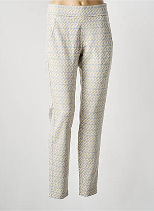 Pantalon slim slim gris RAFFAELLO ROSSI femme