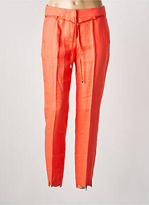 Pantalon slim taille élastique orange LAUREL femme