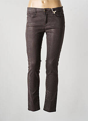 Pantalon slim poches gris MAY LADY femme