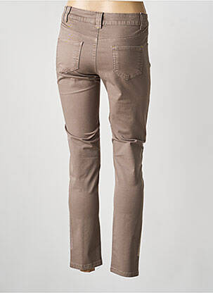 Pantalon slim poches beige ELISA CAVALETTI femme