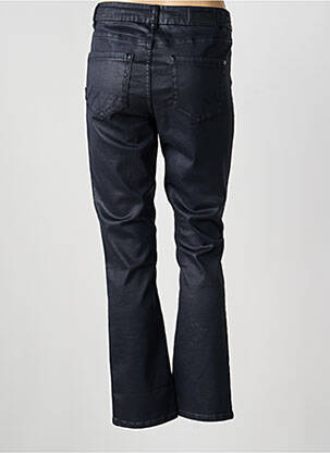 Pantalon droit fermeture zippée sous rabat boutonné noir MARC CAIN femme
