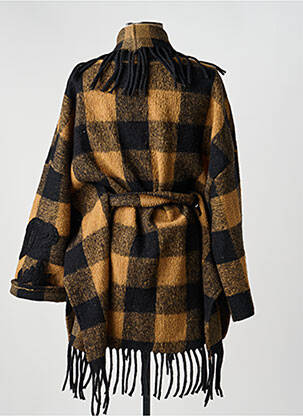 Manteau long coupe cintrée sans capuche noir BAZAR DELUXE femme