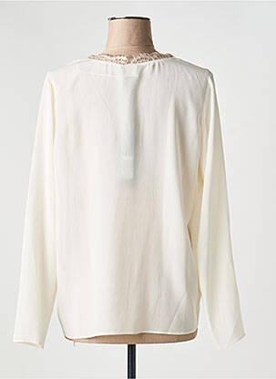 Top coupe fluide manches longues beige PINKO femme