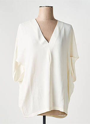 Blouse manches 3/4 manches 3/4 beige SEMICOUTURE femme
