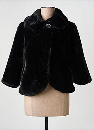 Veste chic fermeture boutonnée sur le devant noir VICINO VENEZIA femme