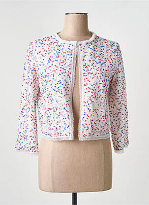 Veste chic col rond rouge PINKO femme
