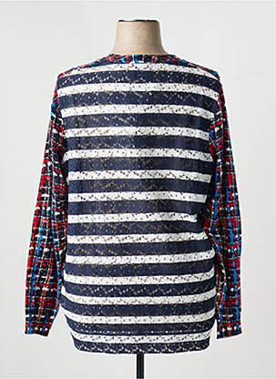 Veste casual coupe cintrée bleu PERSONA BY MARINA RINALDI femme