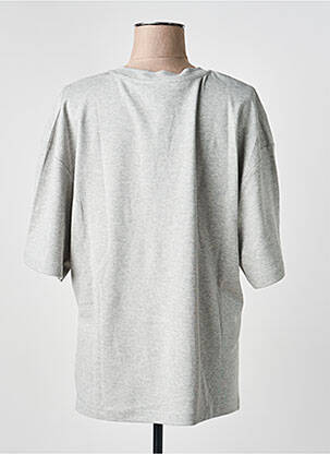 T-shirt coupe droite manches courtes gris WEEKEND MAXMARA femme