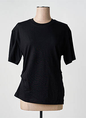 T-shirt coupe cintrée manches courtes noir CLOSED femme