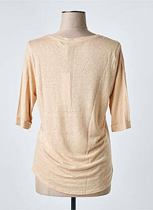 T-shirt manches 3/4 manches 3/4 beige NOTSHY femme