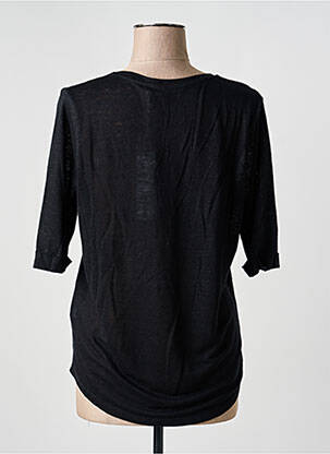 T-shirt manches 3/4 manches 3/4 noir NOTSHY femme