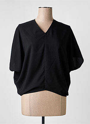 Blouse manches 3/4 manches 3/4 noir HIGH femme