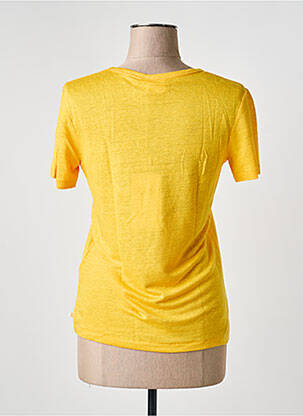 T-shirt col v manches courtes orange CLOSED femme