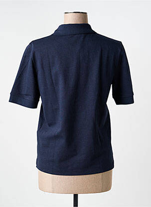 Polo broderie manches courtes bleu WEEKEND MAXMARA femme