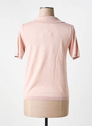 Pull stretch manches courtes rose WEEKEND MAXMARA femme