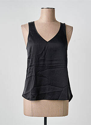 Top coupe fluide sans manche noir MOS MOSH femme