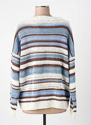 Pull stretch manches longues bleu WEEKEND MAXMARA femme