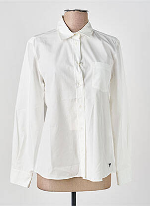 Chemisier coupe cintrée manches longues blanc WEEKEND MAXMARA femme