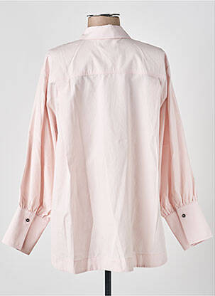 Chemisier coupe droite manches longues rose HANA SAN femme