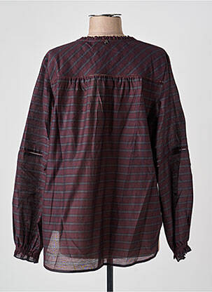 Chemisier coupe droite manches longues rouge MOS MOSH femme