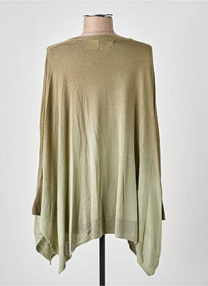 Pull tunique stretch manches 3/4 vert NOTSHY femme