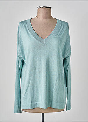 Pull col v manches longues vert WEEKEND MAXMARA femme