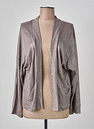 Gilet manches longues stretch gris NOTSHY femme