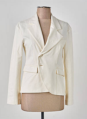 Blazer finition intérieure biaisée beige HIGH femme