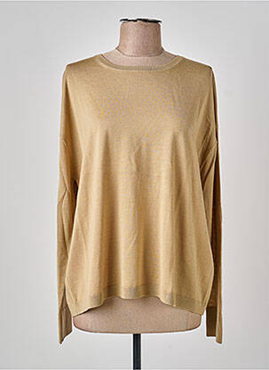 Pull stretch manches longues marron CLOSED femme
