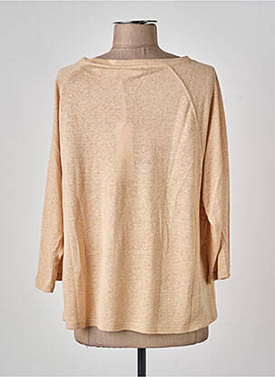 T-shirt manches 3/4 manches 3/4 beige NOTSHY femme