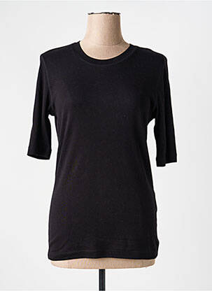 T-shirt stretch manches courtes noir CLOSED femme