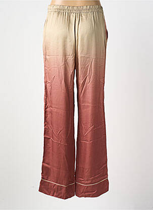 Pantalon large fermeture zip latéral taille normale beige NOTSHY femme