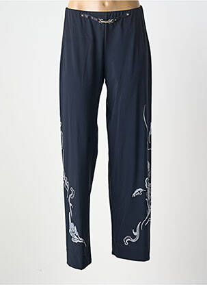 Pantalon slim taille élastique taille normale bleu HIGH femme