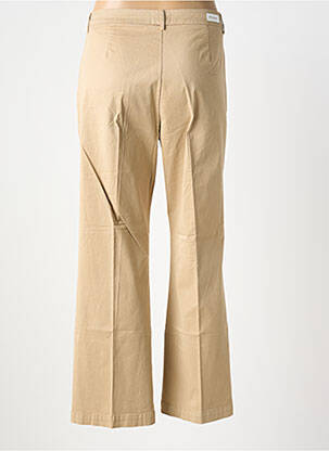 Pantalon droit stretch taille normale beige MAYJUNE femme