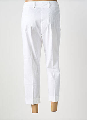 Pantalon 7/8 taille à pinces taille normale blanc RAFFAELLO ROSSI femme