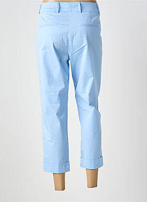 Pantalon 7/8 taille à pinces taille normale bleu RAFFAELLO ROSSI femme