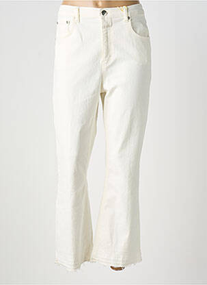 Jeans bootcut taille normale taille normale beige CLOSED femme