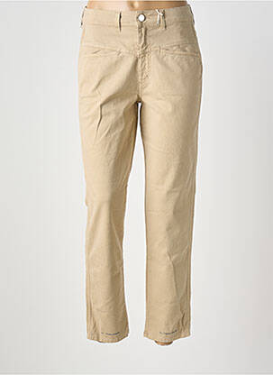 Jeans coupe droite taille normale taille normale beige CLOSED femme