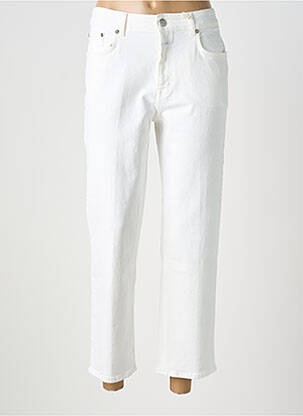 Jeans coupe droite taille normale taille normale blanc CLOSED femme